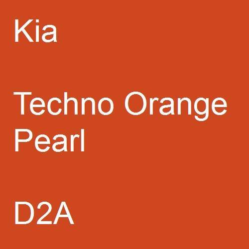 Kia, Techno Orange Pearl, D2A.